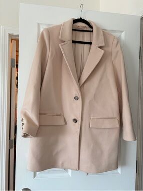 & Other Stories Blush Single-Breasted Pea Coat